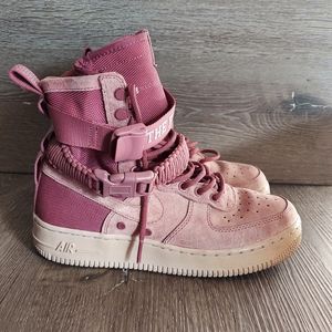 Nike Air Force One 1 SF AF1 The Force Is Female Vintage Wine AJ1700-600 Size 8